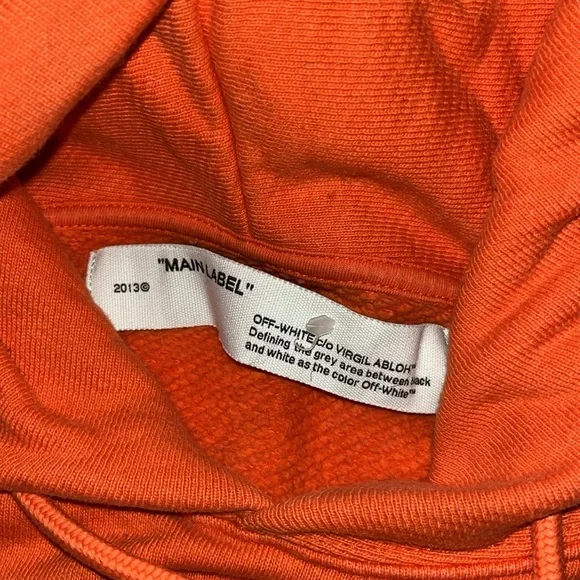 Off-White Vibrant Orange Pullover Sweater - Picture 3 of 3